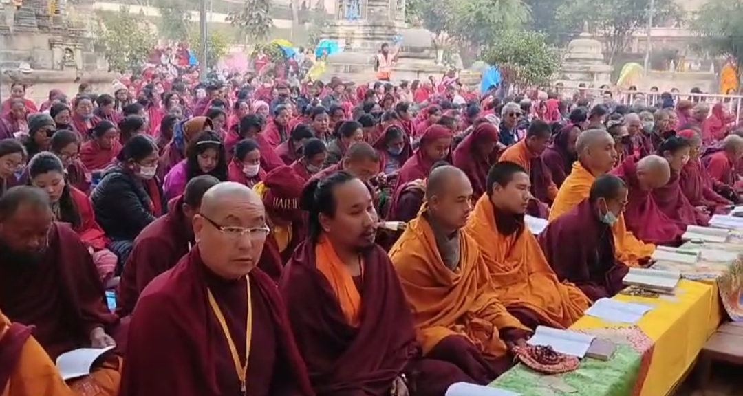 बुद्ध गयामा १३औँ म्हाणी दुङसुरको समापन