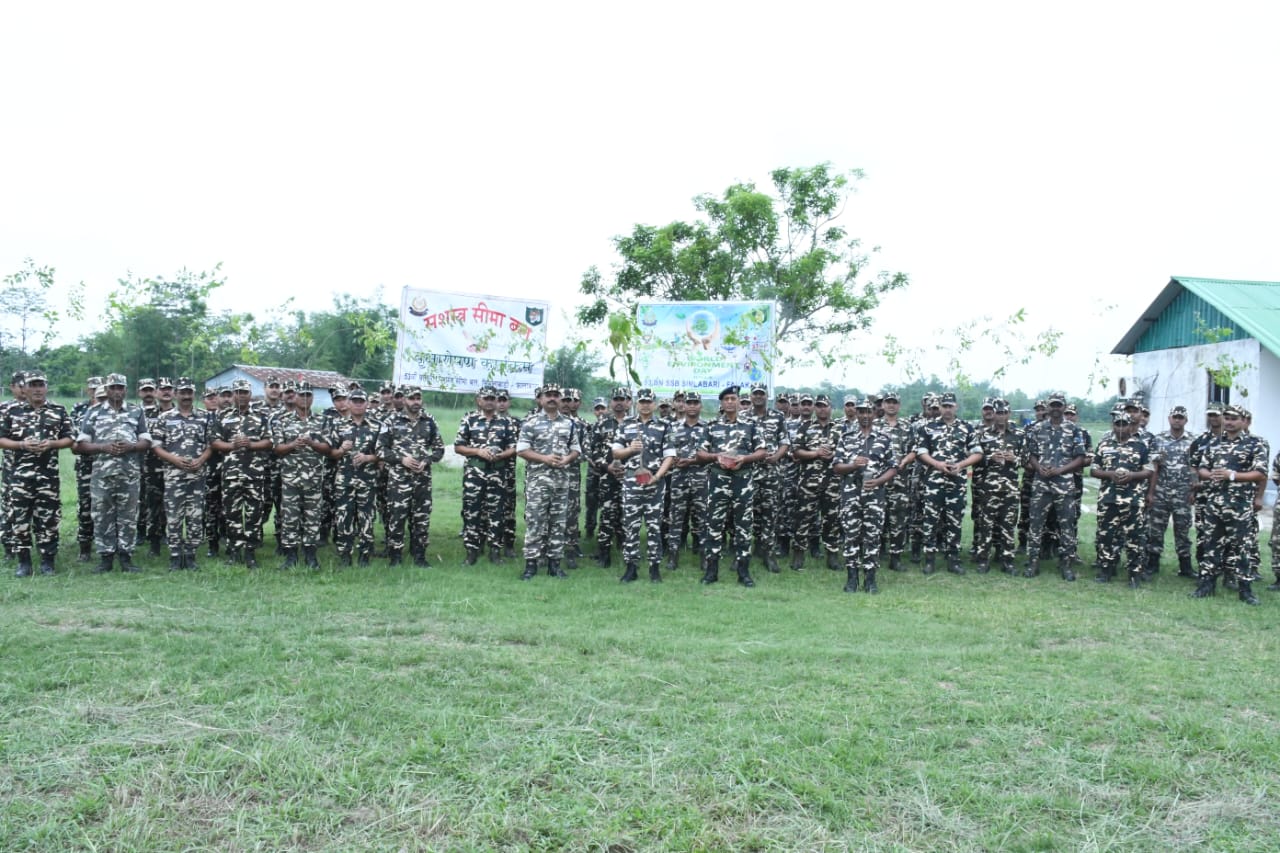 एसएसबी ५३ वाहिनीद्वारा वृक्षारोपण सम्पन्न