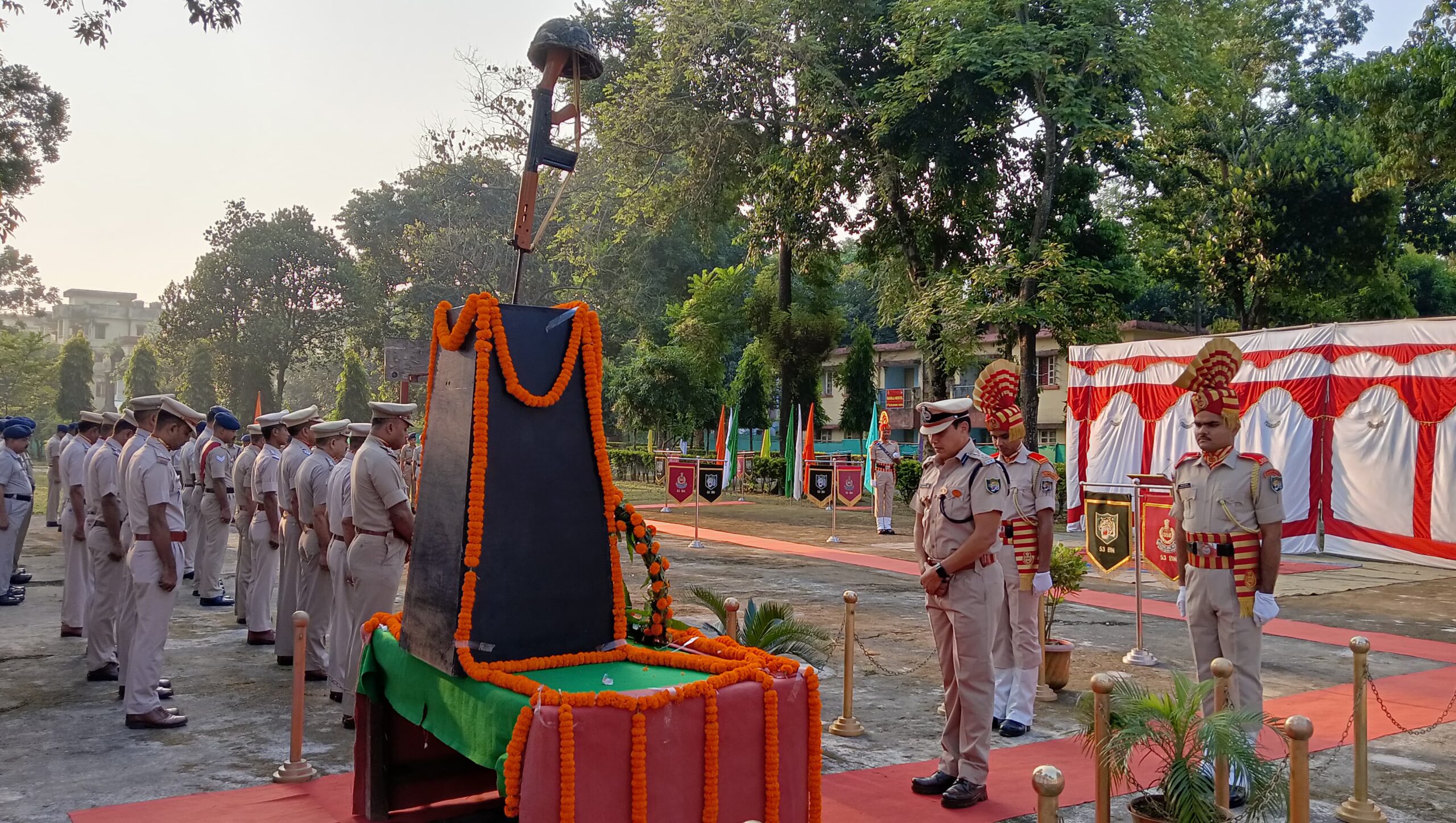 पुलिस स्मृति दिवस पालन